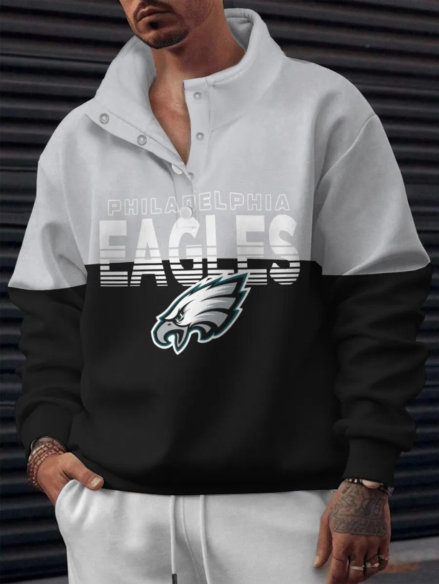 Philadelphia Eagles Digital Print Western Style Vintage Sweatshirt